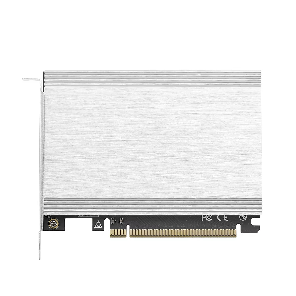 IOCREST M.2 X16 Pcie 4.0 X4 Expansion Card with Heatsink Supports 4 Nvme M.2 2280 up to 256Gbps Support Bifurcation Raid