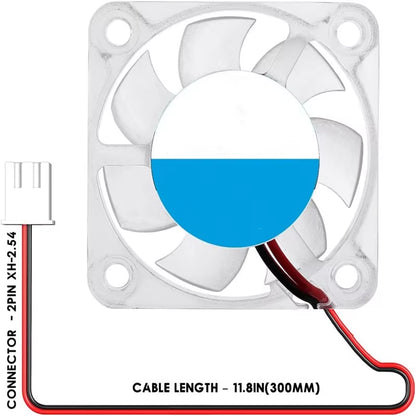 4PCS 4010 RGB Fan 12V 24V Ender 3 Fan Upgrade 24 Volt Fans LED Colorful 4010 Hydraulic Bearing Works with Ender 3 Pro 3X CR-10S