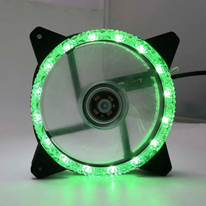 LED Chassis Fan 12CM Aurora Eclipse 16LED 12025 Cool LED Dual Aperture Computer