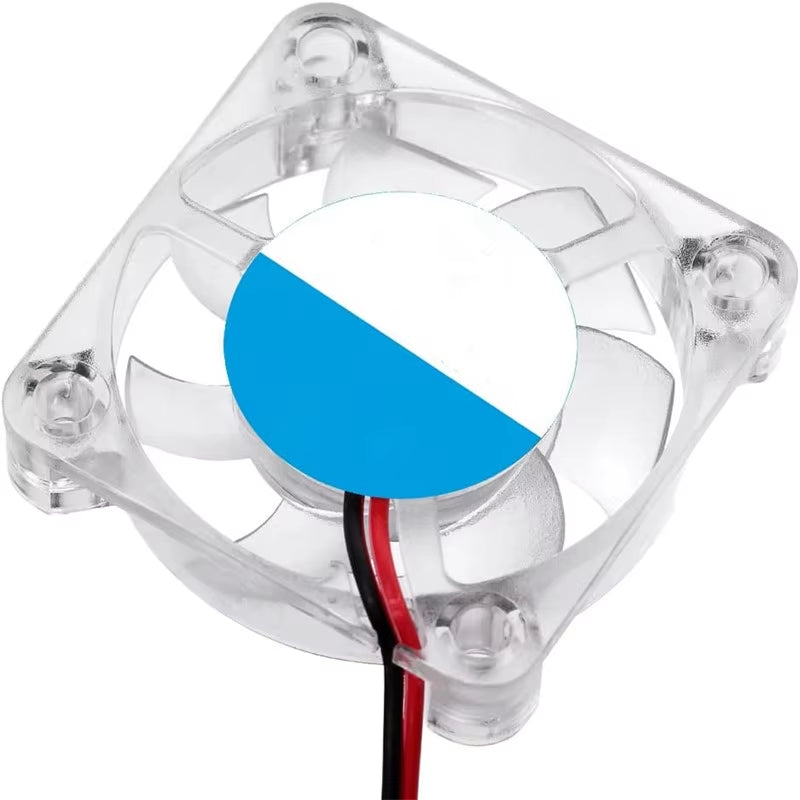 4PCS 4010 RGB Fan 12V 24V Ender 3 Fan Upgrade 24 Volt Fans LED Colorful 4010 Hydraulic Bearing Works with Ender 3 Pro 3X CR-10S