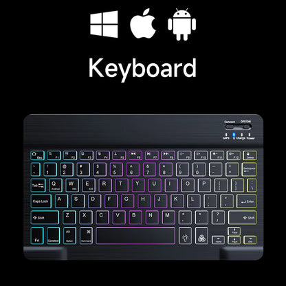 Wireless Bluetooth Keyboard and Mouse for Android Ios Windows Backlight Keyboard for Huawei Xiaomi Apple Phone Tablet Keyboard