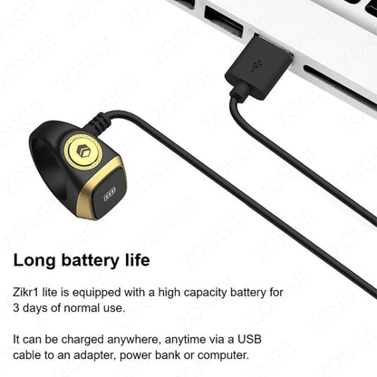 Iqibla Smart Praise Zikr Ring Tasbih Tally Intelligent Digital Counter for Muslims 5 Prayer Time Vibration Reminder Waterproof