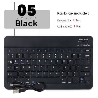 Mini Wireless Keyboard Bluetooth Keyboard for Ipad Phone Tablet Portable Bluetooth Keyboard and Mouse for Samsung Xiaomi Android