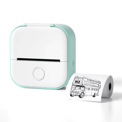 D2 Portable Mini Thermal Label Printer Home Photo Printer Student Wrong Question Printer Bluetooth Mini Label Printer Price Tag