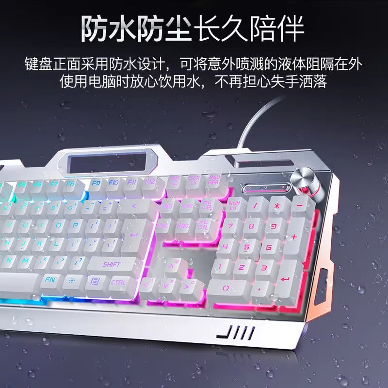 RGB Gamer Keyboard Gaming Keyboard and Mouse Headphone Gamer Kit Backlit USB Wired Computer Keyboardfor Pc Laptop 3 In1 Teclado