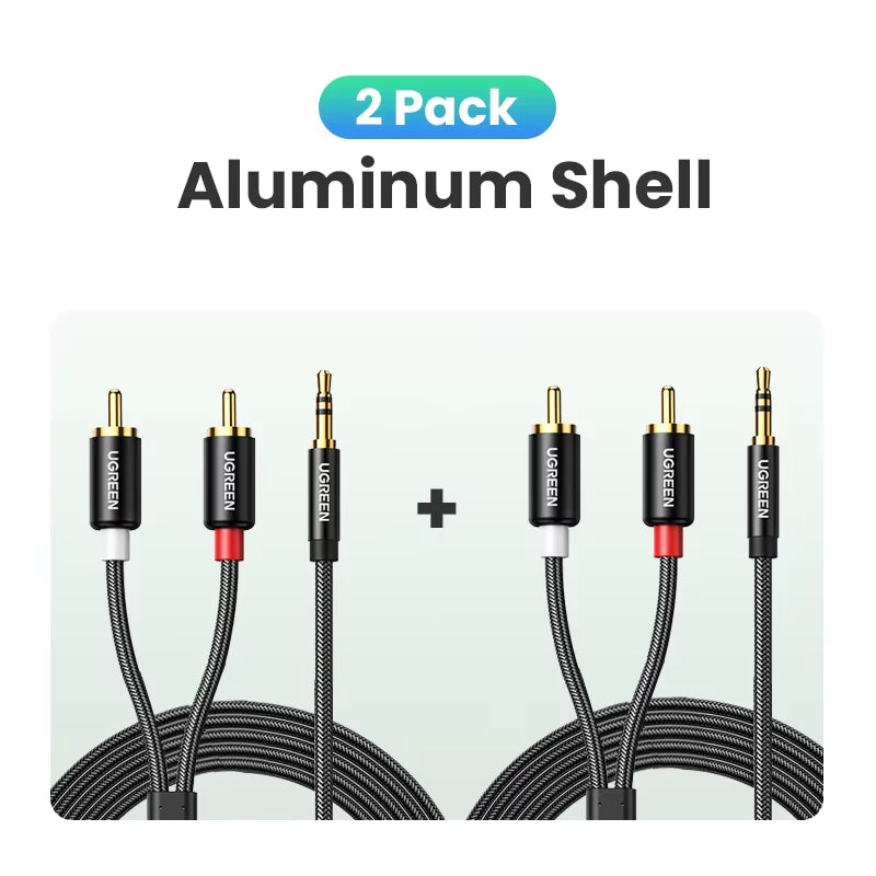 RCA Cable Hifi Stereo 2RCA to 3.5Mm Audio Cable AUX RCA Jack 3.5 Y Splitter for Amplifiers Audio Home Theater Cable RCA