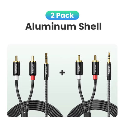 RCA Cable Hifi Stereo 2RCA to 3.5Mm Audio Cable AUX RCA Jack 3.5 Y Splitter for Amplifiers Audio Home Theater Cable RCA