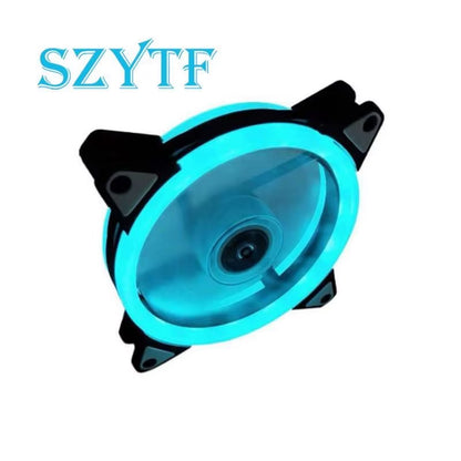 LED Chassis Fan 12CM Aurora Eclipse 16LED 12025 Cool LED Dual Aperture Computer