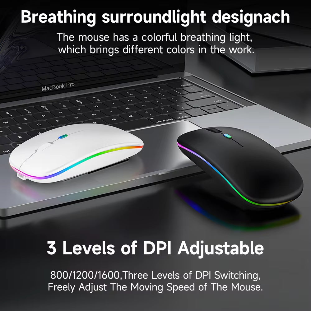 Wireless Bluetooth Keyboard and Mouse for Android Ios Windows Backlight Keyboard for Huawei Xiaomi Apple Phone Tablet Keyboard