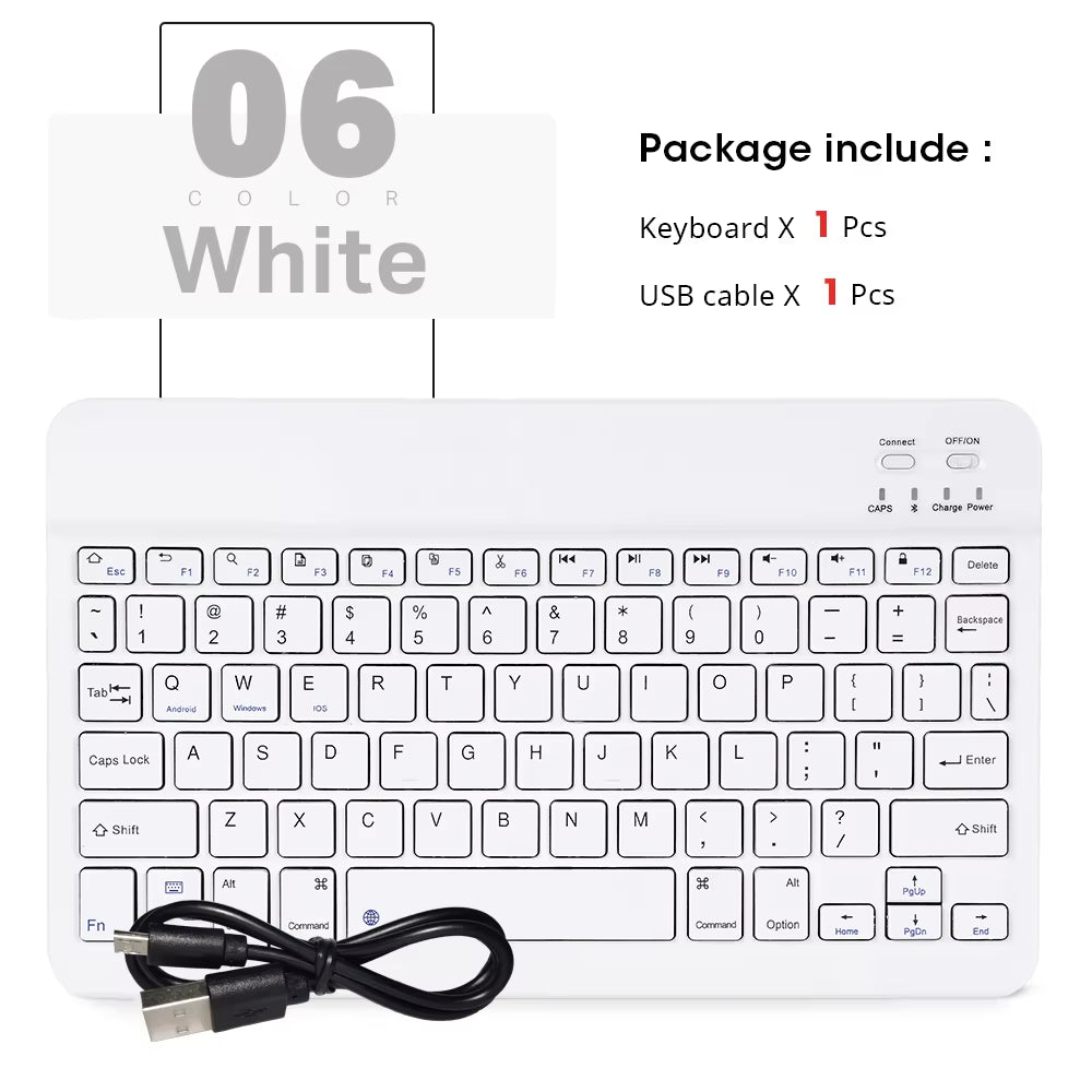 Mini Wireless Keyboard Bluetooth Keyboard for Ipad Phone Tablet Portable Bluetooth Keyboard and Mouse for Samsung Xiaomi Android