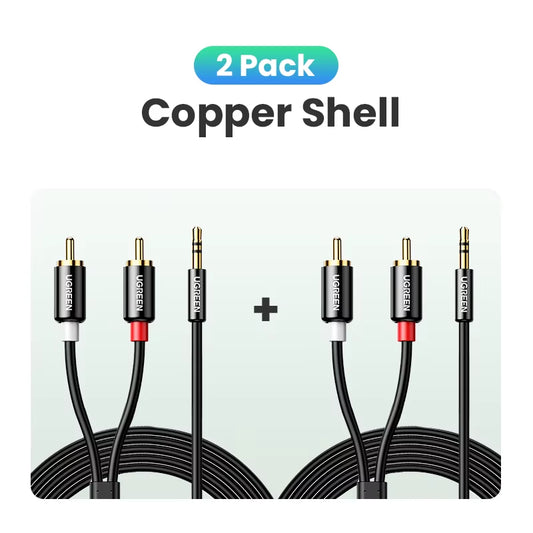 RCA Cable Hifi Stereo 2RCA to 3.5Mm Audio Cable AUX RCA Jack 3.5 Y Splitter for Amplifiers Audio Home Theater Cable RCA