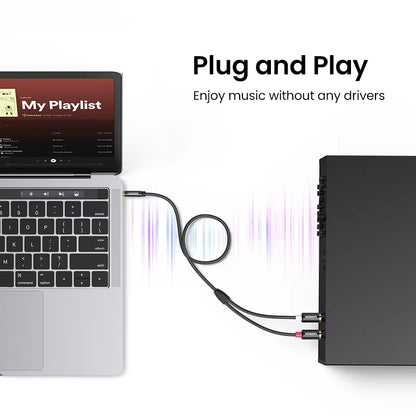 RCA Cable Hifi Stereo 2RCA to 3.5Mm Audio Cable AUX RCA Jack 3.5 Y Splitter for Amplifiers Audio Home Theater Cable RCA