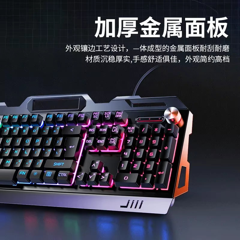 RGB Gamer Keyboard Gaming Keyboard and Mouse Headphone Gamer Kit Backlit USB Wired Computer Keyboardfor Pc Laptop 3 In1 Teclado
